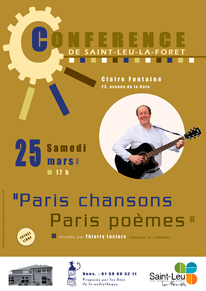 Paris chansons Paris poèmes